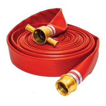Rubber Lined Fabric Fire Hose For Fire Fighting